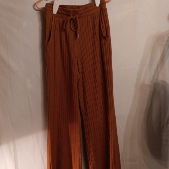 Ripcurl Women's Ribbed Brown Pants Size Small - Picture 1 of 10